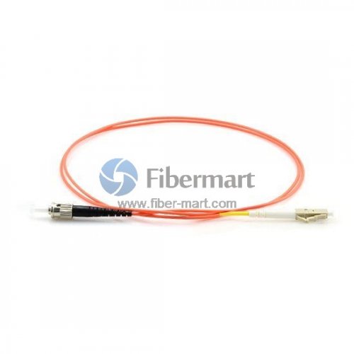 Cable de conexión de fibra multimodo LC-ST Simplex OM1
