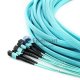 96 Fibers OM4 Multimode 12 Strands MTP Trunk Cable 3.0mm LSZH/Riser