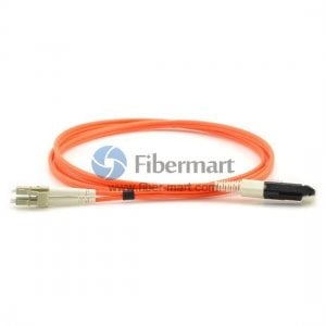 Câbles de raccordement duplex à fibre multimode VF45 vers LC 62,5/125um OM1, 15M