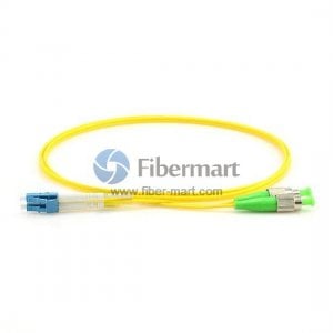 FC/APC to LC/UPC Singlemode 9/125 Duplex Fiber Patch Cable