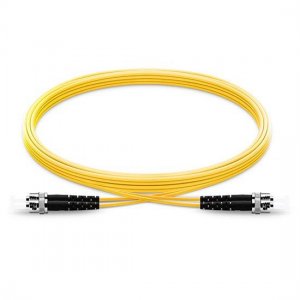 1M ST UPC to ST UPC Duplex 2.0mm LSZH 9/125 Single Mode Fiber Patch Cable