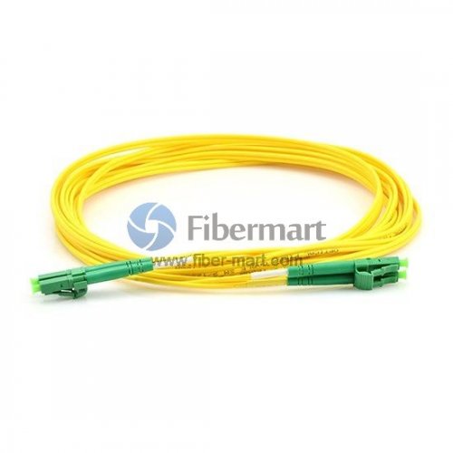 Câble de raccordement à fibre duplex monomode 9/125 LC/APC vers LC/APC