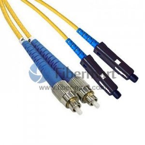 FC/UPC-MU/UPC Plenum(OFNP) Duplex 9/125 Single-mode Fiber Patch Cable