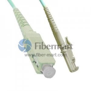 SC-E2000 Simplex OM4 Multimode Fiber Patch Cable