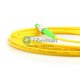 Одномодовый односторонний оптоволоконный соединительный кабель FC/APC - FC/APC