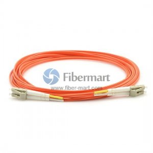 LC-LC Plenum (OFNP) Cable de conexión de fibra multimodo dúplex 62.5 / 125