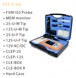Kit de inspección de fibra FCC-C Kit de limpieza e inspección de fibra