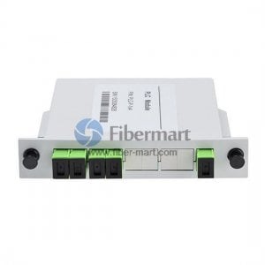 1x4 Fibre PLC Splitter dans Mini plug-in Type