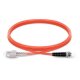 1M SC UPC to ST UPC Duplex 2.0mm PVC(OFNR) OM1 Multimode Fiber Optic Patch Cable