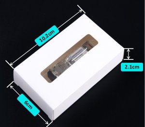Boîte d'emballage unique avec clapet en plastique pour émetteur-récepteur QSFP+ QSFP28 XFP SFP