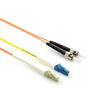 2m LC to ST OM1 Mode Conditioning Fiber Optic Patch Cable