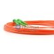 E2000-E2000 Plenum (OFNP) Duplex Cable de Conexión de Fibra Multimodo