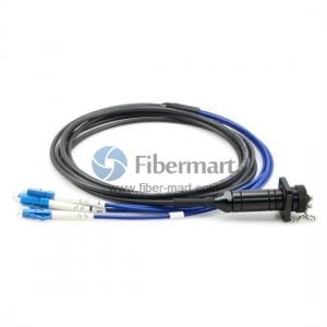 Soquete ODC para conector de cabo externo de fibra LC/SC/ST/FC 4