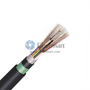 12 Fibers Multimode Double Armored Double Jackets Stranded Loose Tube Steel Wire Strength Waterproof Outdoor Cable GYTA53