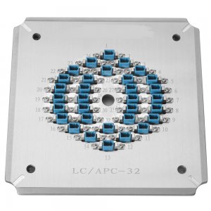 Fixation de support de polissage de fibre LC-APC-32 Plaque de support de polissage de connecteur de fibre