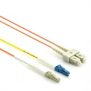 2m LC to SC OM2 Mode Conditioning Fiber Optic Patch Cable
