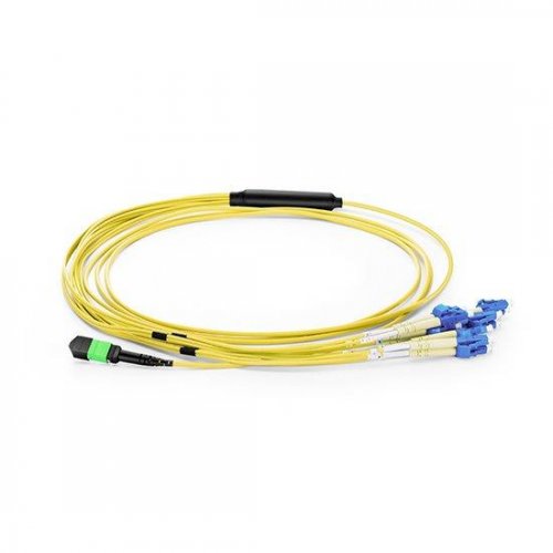 12 fibres du mode unitaire 12 brins MPO câble 3.0mm LSZH/Riser de harnais