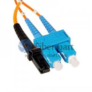 SC-MTRJ Plenum(OFNP) Duplex Multi-mode Fiber Patch Cable
