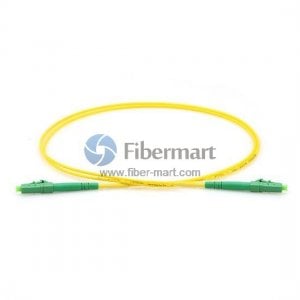 Câble de raccordement fibre monomode LC/APC à LC/APC Plenum (OFNP) Simplex 9/125