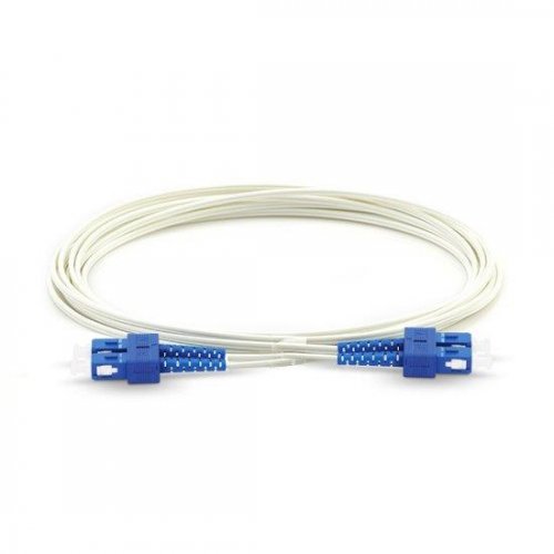 Monomodo dúplex 9/125 OS2, miembro de FRP Strength, LSZH cable de fibra FTTH con soporte interno