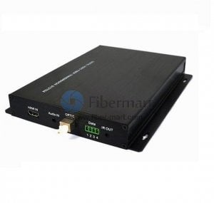 Transmisor de 1 canal HDMI sobre transmisor de fibra óptica y receptor