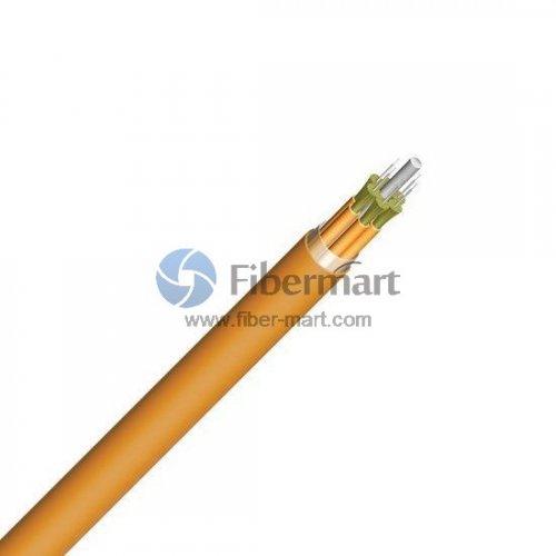 12 cabo interno da fibra óptica multimodo da fuga da fibra 62.5 / 125μm (LSZH