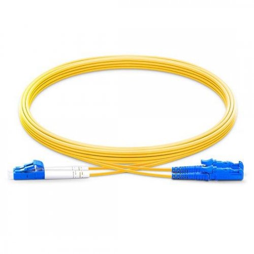 Cabo de remendo de fibra monomodo LC UPC para E2000 UPC Duplex PVC/LSZH/OFNP 9/125