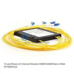 9 channels ABS Pigtailed Module Simplex CWDM OADM East-and-West