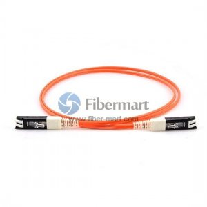 Пользовательские дуплексные оптоволоконные соединительные кабели VF45-VF45 62,5 / 125um OM1