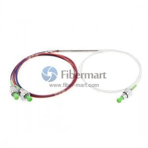 2x2 Acoplador de fibra para todas las bandas Tubo de acero Acopladores FBT de 900μm Divisor