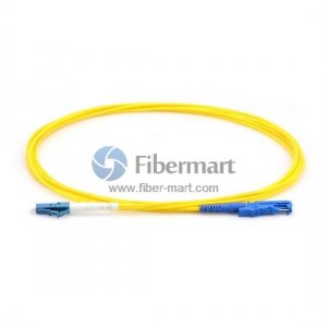 LC/UPC-E2000/UPC Plenum(OFNP) Simplex 9/125 Single-mode Fiber Patch Cable