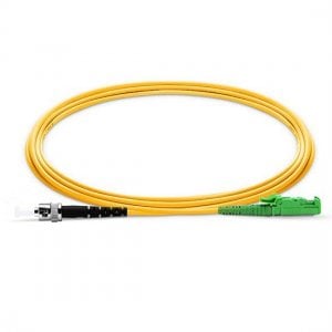 ST UPC para E2000 APC Simplex PVC / LSZH / OFNP 9/125 Cabo de patch de fibra de modo único