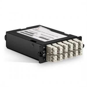 Cassete de fibra óptica plug-n-play de alta densidade MTP MPO para LC OM1