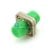 FC/APC to FC/APC Singlemode Simplex Square Solid Type Two Pieces Metal Fiber Adapter FC/APC to FC/APC Singlemode Simplex Square Solid Type Two Pieces Metal Fiber Adapter
