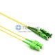 Cable de conexión de fibra dúplex monomodo 9/125 de SC / APC a E2000 / APC