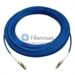 Cable de conexión blindado LC / UPC a LC / UPC monomodo simplex 9/125