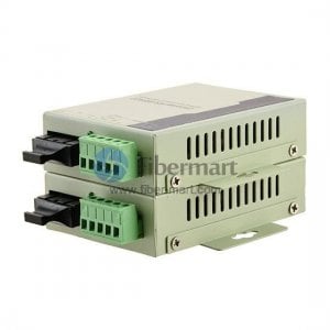 Industrial RS-422 to Multi-mode Duplex Fiber Converter, 1310nm 2km