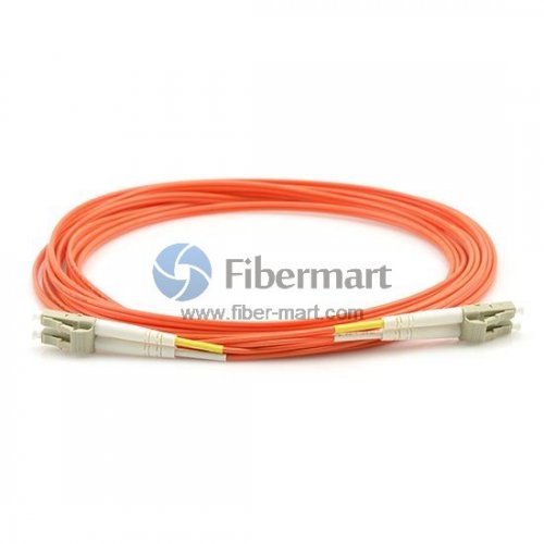 Дуплексный многомодовый оптоволоконный соединительный кабель OM1 62,5 / 125 LC-LC