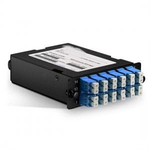 Cassete de fibra óptica plug-n-play de alta densidade de modo único MTP para LC OS2