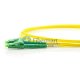 Câble de raccordement à fibre duplex monomode 9/125 LC/APC vers SC/UPC