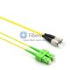 FC/UPC to SC/APC Singlemode 9/125 Duplex Fiber Patch Cable