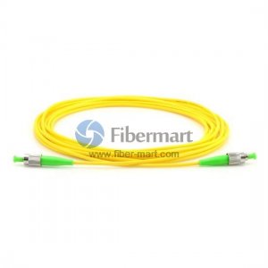 FC/APC to FC/APC Plenum(OFNP) Simplex 9/125 Single-mode Fiber Patch Cable