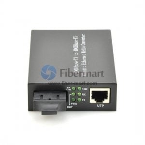 10/100/1000M Fibra dual 1310nm 550m Convertidor de medios de fibra Ethernet