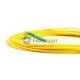 Одномодовый односторонний оптоволоконный соединительный кабель LC / APC - LC / APC 9/125