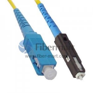 SC/UPC-MU/UPC Plenum(OFNP) Simplex 9/125 Single-mode Fiber Patch Cable