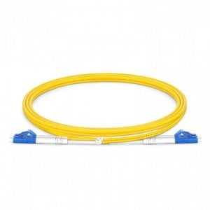 2M LC UPC à LC UPC Duplex 2,0 mm PVC (OFNR) 9/125 Câble de raccordement fibre monomode à très faible perte