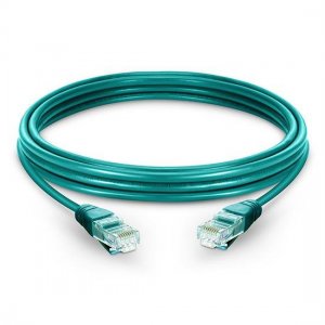 Câble de raccordement réseau Ethernet Cat5e sans accroc non blindé (UTP), PVC vert, 10 m (32,81 pieds)