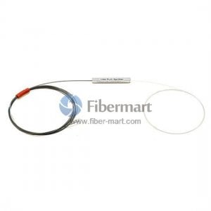 1x4 Bare fibra PLC Splitter 250 micras fibra desnuda