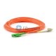 Cable de conexión de fibra multimodo OM1 dúplex LC-E2000