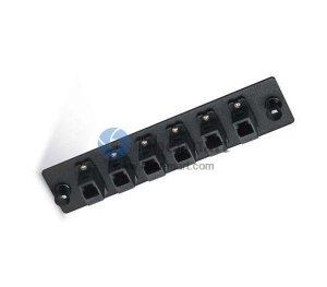 Plaque/panneau adaptateur de patch fibre duplex MTRJ compatible Blackbox 6 ports
